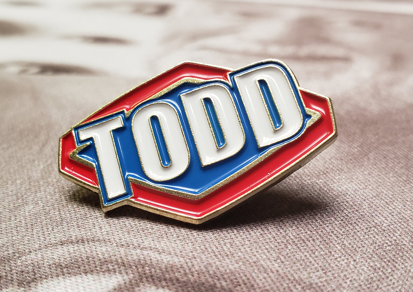 TODD Enamel Pin