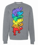 Gay Frog Pile Crewneck Sweatshirt