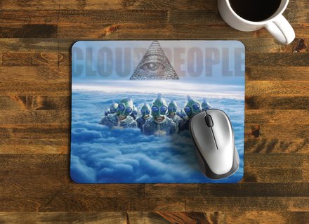 Cloud People Mouse Pad (9"X8")