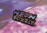 Neon Grizzly ALPHA Enamel Pin