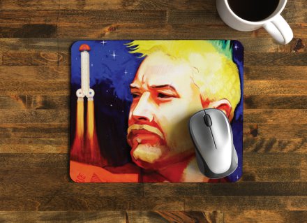 USSR Space Race Mouse Pad (9"X8")