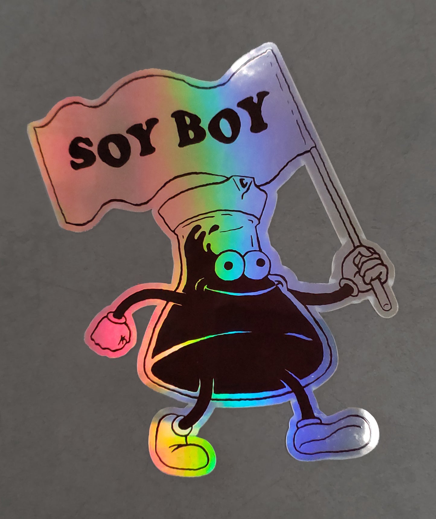 Soy Boy - LEGENDARY HOLOGRAPHIC STICKER