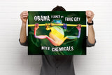 Obama Turned My Frog Gay Poster! (18X24")